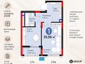 1-комнатная квартира · 40 м² · 7/15 этаж, Турар Рыскулов 18/7 — угол улиц Хусейн бен Талал, Касыма Кайсенова за 41.8 млн ₸ в Астане, Есильский р-н