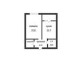 1-бөлмелі пәтер · 47.4 м² · 3/9 қабат, Курганская 2г, бағасы: 20.4 млн ₸ в Костанае — фото 7