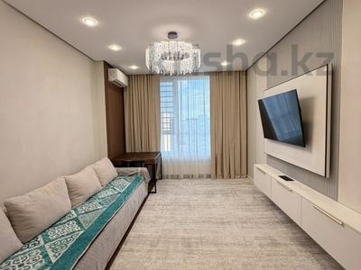2-комнатная квартира · 59 м² · 9/12 этаж, Жубан Молдагалиев 7 за 46 млн ₸ в Астане, Нура р-н