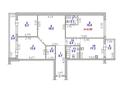 4-бөлмелі пәтер · 90.4 м² · 2/10 қабат, мкр Шугыла, Мкр. Шугыла 340/3 к5 — Улугбека, бағасы: 55 млн ₸ в Алматы, Наурызбайский р-н — фото 30