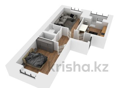 2-бөлмелі пәтер · 65.71 м² · 8/9 қабат, Алтын орда ш/а. 2м — по М. Шокай, бағасы: 19.5 млн ₸ в Актобе, мкр. Алтын орда