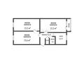 3-комнатная квартира · 58.1 м² · 3/5 этаж, Баймагамбетова 164 за 27 млн ₸ в Костанае — фото 17