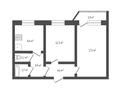 2-бөлмелі пәтер · 51 м² · 6/10 қабат, Заслонова 33, бағасы: 23 млн ₸ в Павлодаре — фото 11