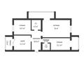 3-комнатная квартира, 116.4 м², 6/9 этаж, мкр. Алтын орда, молдагулова за 34 млн 〒 в Актобе, мкр. Алтын орда — фото 4
