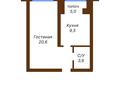 1-комнатная квартира · 41.5 м² · 1/3 этаж, Шапета Коспанова 15 за 14.1 млн ₸ в Уральске — фото 9