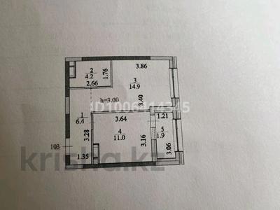 1-комнатная квартира · 39 м² · 5/9 этаж, Е 496 5 за 34.5 млн 〒 в Астане, Есильский р-н