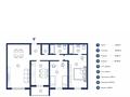 3-комнатная квартира · 105 м² · 2/12 этаж, мкр Шымсити 25 — Жалайыр-Есимхан за 34 млн ₸ в Шымкенте, Абайский р-н — фото 9