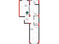 2-комнатная квартира · 64.41 м², пр. Улы Дала за ~ 37.4 млн ₸ в Астане, Нура р-н — фото 3