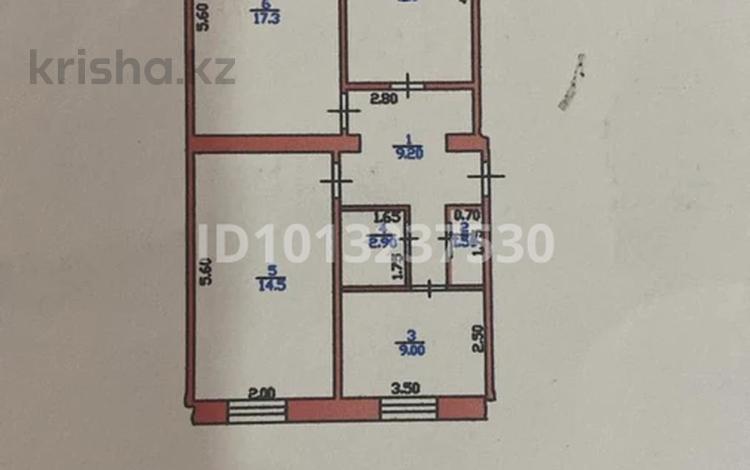 3-бөлмелі пәтер · 67.5 м² · 1/5 қабат, Рыскулова 43, бағасы: 13 млн ₸ в Уштобе — фото 2