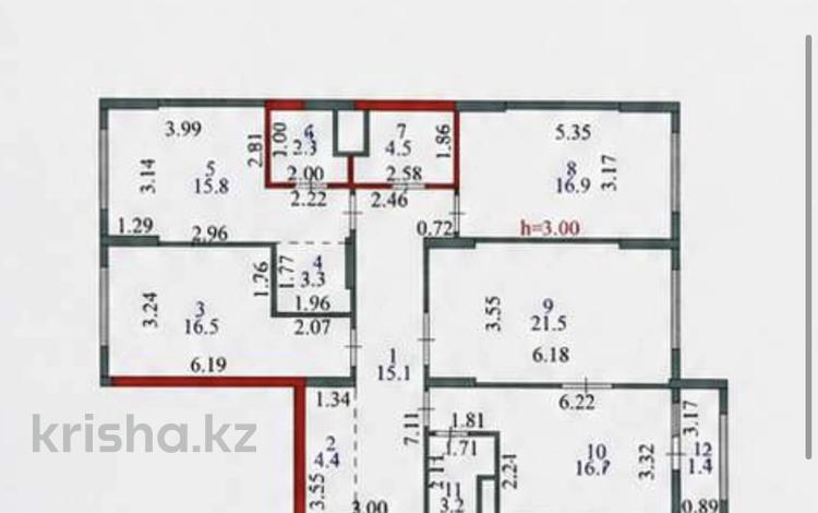 4-бөлмелі пәтер · 122.6 м² · 4/16 қабат, Тауелсиздик 47 а, бағасы: 87 млн ₸ в Астане, Алматы р-н — фото 20