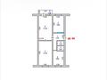3-бөлмелі пәтер · 62.5 м² · 3/5 қабат, мкр Самал 25 — Напротив Дианы, бағасы: 18 млн ₸ в Таразе — фото 11