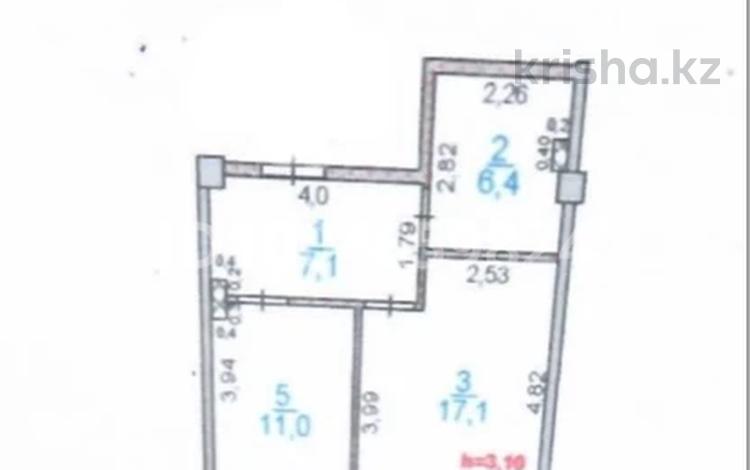 1-бөлмелі пәтер · 46 м² · 7/10 қабат, Байтурсынова 35/7, бағасы: 32 млн ₸ в Шымкенте, Туран р-н — фото 3