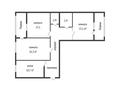 3-комнатная квартира · 83.1 м² · 5/5 этаж, Молдагулова 15/7 за 25 млн ₸ в Усть-Каменогорске — фото 11