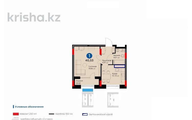 1-комнатная квартира, 42 м², 5/9 этаж, Толе би 61 — ️ СРОЧНО️ за 23 млн 〒 в Астане, Есильский р-н — фото 90