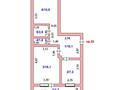 2-бөлмелі пәтер · 51.5 м² · 1/4 қабат, Алтын Казык, бағасы: 19 млн ₸ в Косшы