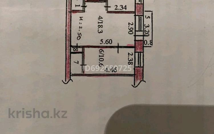 2-комнатная квартира, 44.3 м², 5/5 этаж, 342 квартал за 12.5 млн 〒 в Семее — фото 2