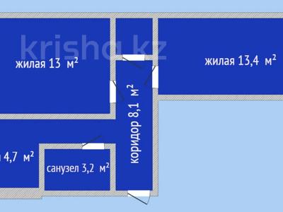 2-комнатная квартира · 43 м² · 3/5 этаж, Каирбекова 393 за 15.5 млн 〒 в Костанае