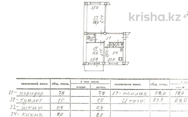 2-комнатная квартира · 55 м² · 5/5 этаж, Тлендиева за 37 млн ₸ в Алматы, Бостандыкский р-н — фото 2