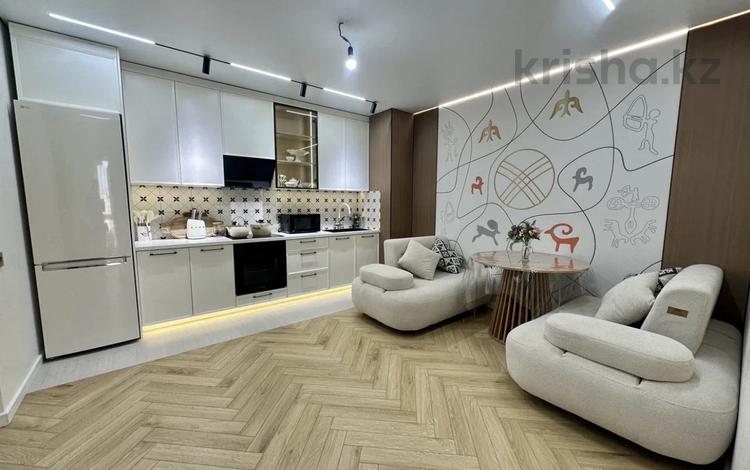 2-комнатная квартира · 53.6 м² · 9/9 этаж, Омарова 46 — Рыскулова за 42.5 млн ₸ в Алматы, Алатауский р-н — фото 2