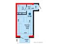 1-бөлмелі пәтер · 31.8 м², 20 микрорайон 22, бағасы: ~ 11.9 млн ₸ в Алматы, Алатауский р-н — фото 3