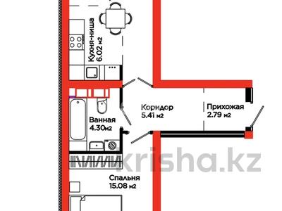 2-бөлмелі пәтер · 49 м² · 4/9 қабат, мкр Теректы, Райымбек 535/2, бағасы: 30.5 млн ₸ в Алматы, Алатауский р-н