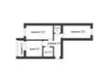 2-бөлмелі пәтер · 58.9 м² · 8/9 қабат, Шакшак Жанибека, бағасы: 28.6 млн ₸ в Костанае — фото 17