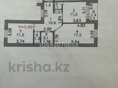 2-комнатная квартира, 57.4 м², 5/5 этаж, Проезд 5-й Сенной 18Л — Парк береке за 25.5 млн 〒 в Петропавловске