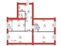 3-комнатная квартира · 99.4 м² · 3/4 этаж, мкр Старый Аэропорт, Ш.Коспанова 55А за 40.2 млн ₸ в Уральске — фото 8