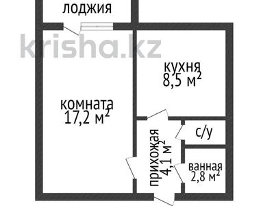 1-комнатная квартира, 35 м², 1/9 этаж, 7 микрорайон 8 за 12.6 млн 〒 в Костанае