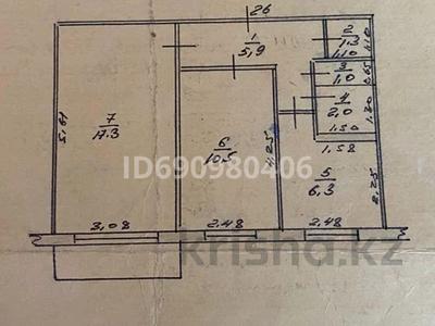 2-комнатная квартира, 45.1 м², 4/5 этаж, Поповича — Поповича за 15 млн 〒 в Уральске