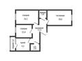 3-комнатная квартира · 80.5 м² · 3/9 этаж, НАЗАРБАЕВА ПРОСПЕКТ 235 за ~ 36.2 млн ₸ в Костанае — фото 2