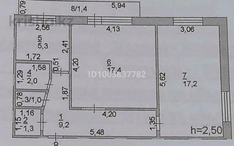 2-комнатная квартира · 54.8 м² · 3/9 этаж, Лермонтова 119 — Рядом с &amp;quot;Ласточкой&amp;quot; и школой номер 5 за 20 млн 〒 в Павлодаре — фото 2