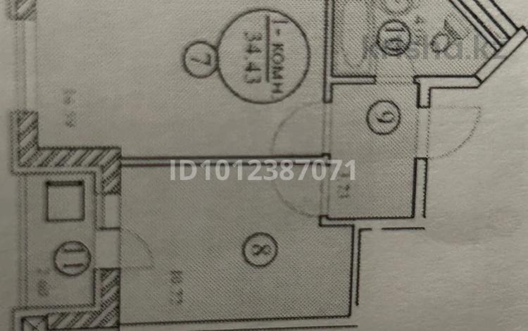 1-бөлмелі пәтер · 34.4 м² · 9/10 қабат, Е 418 10, бағасы: 12.5 млн ₸ в Астане, Нура р-н — фото 2