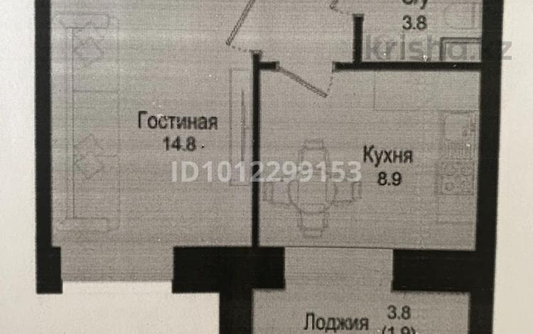 1-бөлмелі пәтер · 33.3 м² · 3/9 қабат, Розы Баглановой, бағасы: 17.9 млн ₸ в Астане, Нура р-н — фото 2