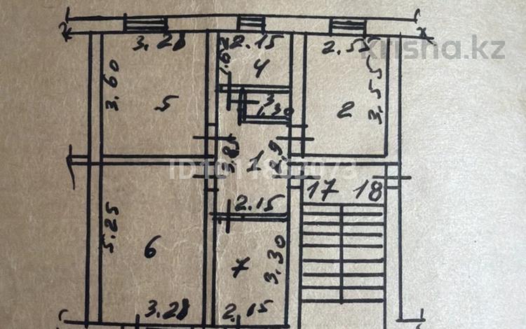 3-бөлмелі пәтер · 62 м² · 4/5 қабат, Абая 25 — Сумбокин, бағасы: 13 млн ₸ в Кентау — фото 2