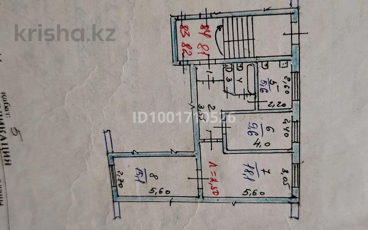 3-комнатная квартира · 60.2 м² · 1/5 этаж, бектурганова 11 — Соната за 12 млн 〒 в  — фото 2