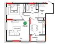 2-бөлмелі пәтер · 70.4 м², Сыганак 26/2, бағасы: ~ 37.1 млн ₸ в Астане, Нура р-н — фото 3