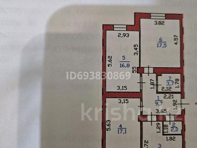 3-комнатная квартира, 83.5 м², 2/9 этаж, Сауран 5 за 53 млн 〒 в Астане, Есильский р-н
