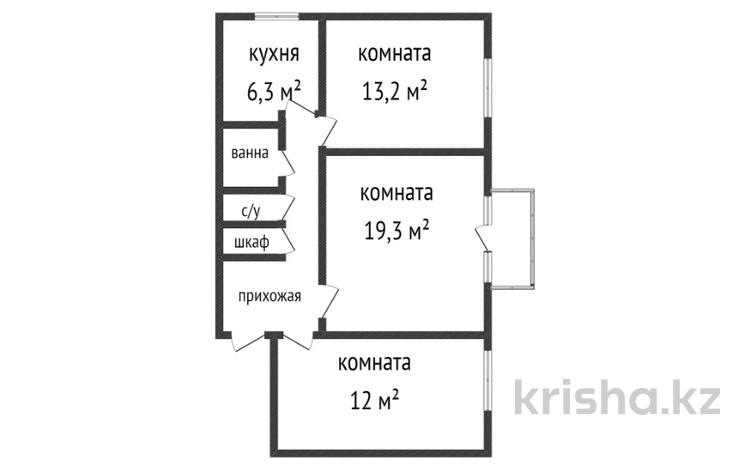 3-комнатная квартира, 67 м², 2/2 этаж, Металлургов за 15 млн 〒 в Усть-Каменогорске, Ульбинский — фото 7