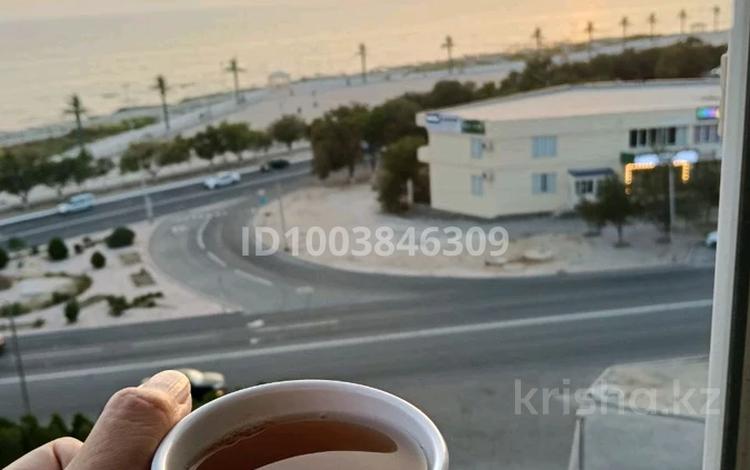 2-комнатная квартира · 50 м² · 7/9 этаж, 14-й мкр 33 — Набережная, ТД Астана. ключи в сейфе за 12 000 〒 в Актау — фото 2