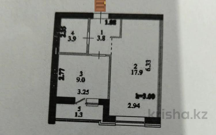 1-бөлмелі пәтер · 36 м² · 2/9 қабат, Айнакол 64 — ИПОТЕКА ПРОХОДИТ, бағасы: 22 млн ₸ в Астане, Сарайшык р-н — фото 2