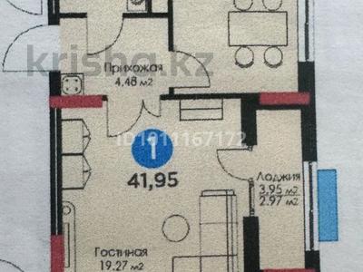 1-бөлмелі пәтер · 41.95 м² · 6/12 қабат, Толе би 61, бағасы: 35 млн ₸ в Астане, Нура р-н