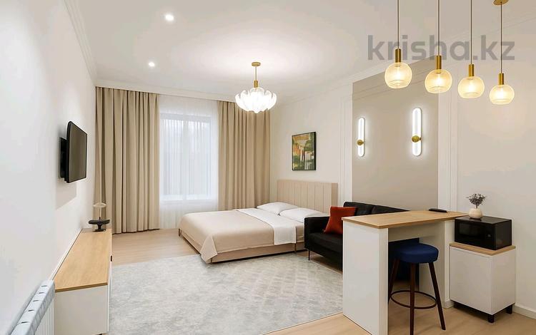 1-бөлмелі пәтер · 40 м² · 1/13 қабат, Журавлева 26, бағасы: 18 000 ₸ в Алматы, Бостандыкский р-н — фото 2