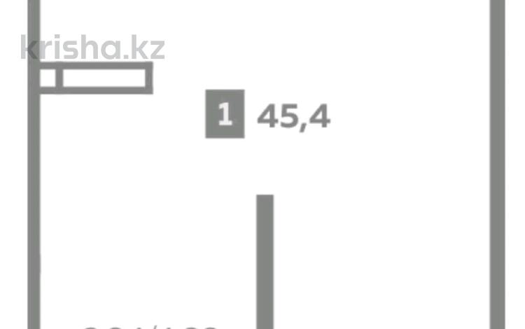 2-бөлмелі пәтер · 45.4 м² · 7/9 қабат, мкр Шугыла 342/1, бағасы: 23.5 млн ₸ в Алматы, Наурызбайский р-н — фото 4