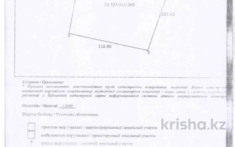 Участок · 1.4 га, мкр Бозарык 13/3 за 190 млн ₸ в Шымкенте, Абайский р-н — фото 2