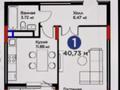 1-бөлмелі пәтер · 40.73 м² · 8/9 қабат, Тұран 57/8 — Барыс Арена, бағасы: 31 млн ₸ в Астане, Нура р-н — фото 5