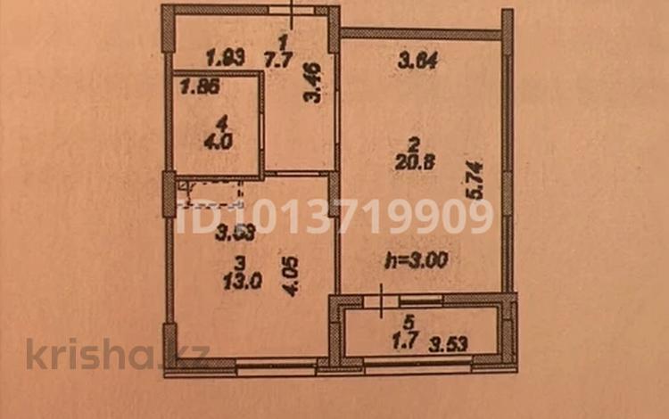1-комнатная квартира · 47.2 м² · 5/12 этаж, Туран 39/2 за 41 млн ₸ в Астане, Нура р-н — фото 2