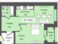 2-комнатная квартира · 53 м² · 3/5 этаж, мкр Уркер, Шоссе Коргалжын 86 за 11.3 млн ₸ в Астане, Нура р-н — фото 2