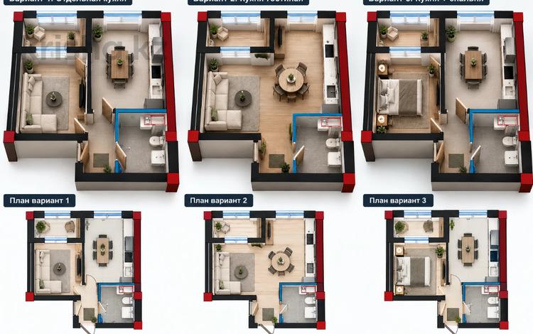 1-комнатная квартира · 35.9 м², Илияса Есенберлина 20 за ~ 14.9 млн ₸ в Усть-Каменогорске — фото 8
