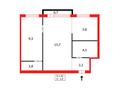 2-бөлмелі пәтер · 44 м² · 4/5 қабат, Жаңа қала ш/а., Гоголя 51, бағасы: 25 млн ₸ в Караганде, Казыбек би р-н — фото 10